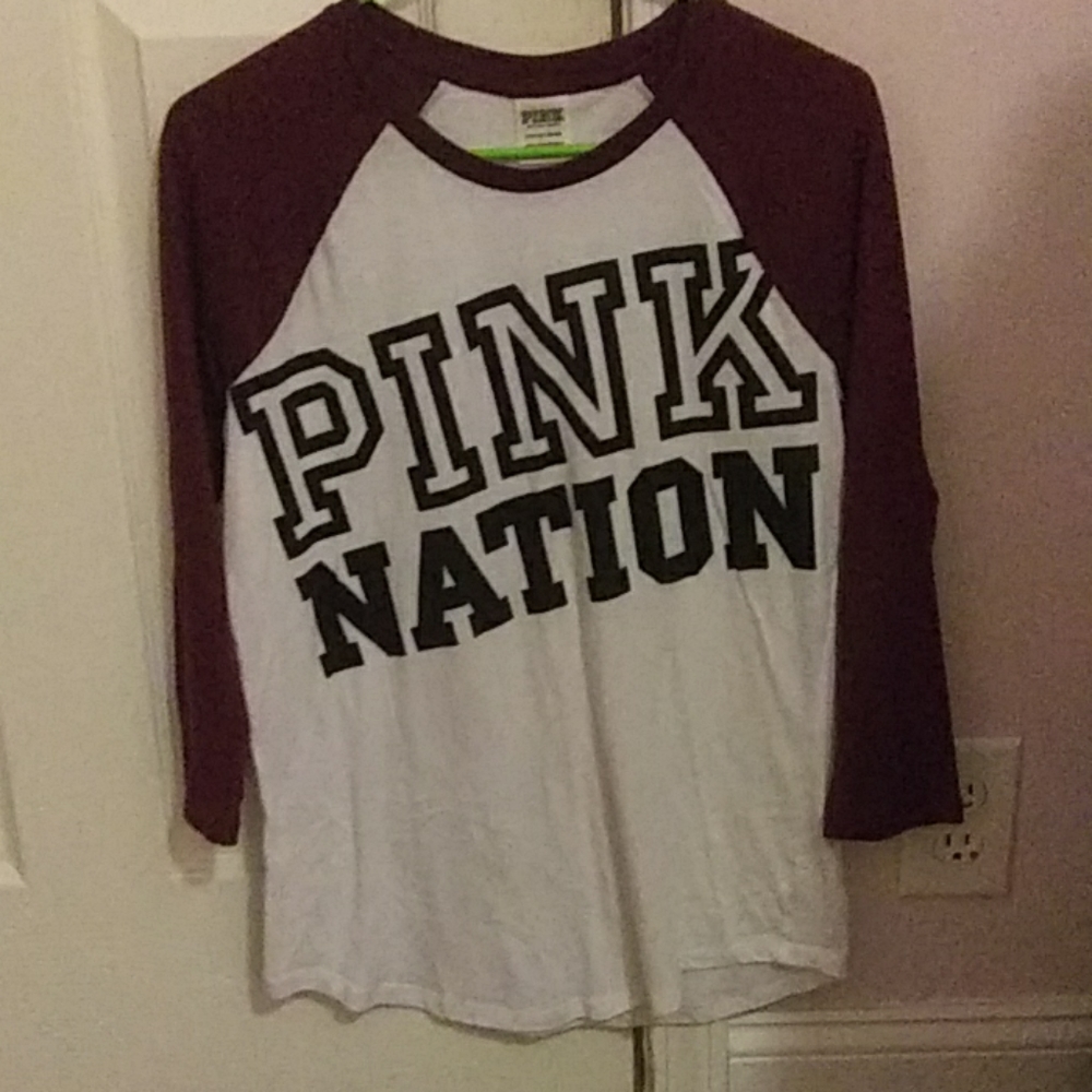 PINK Baseball Tee